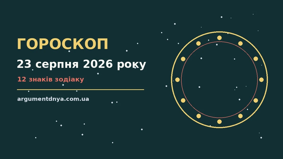 Гороскоп на 23 серпня 2026 року, неділя, баланс роботи, відпочинку і стосунків