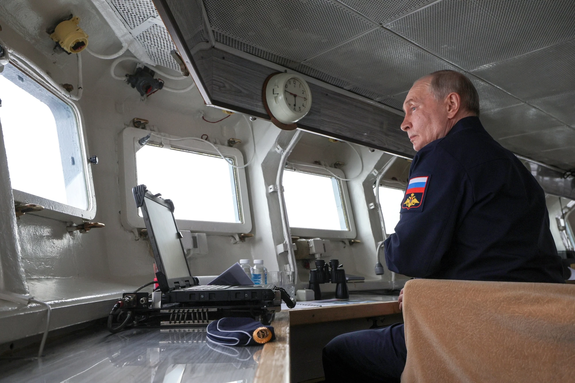 Фото Володимира Путіна, що ілюструє матеріал про серпневі диверсії в Європі